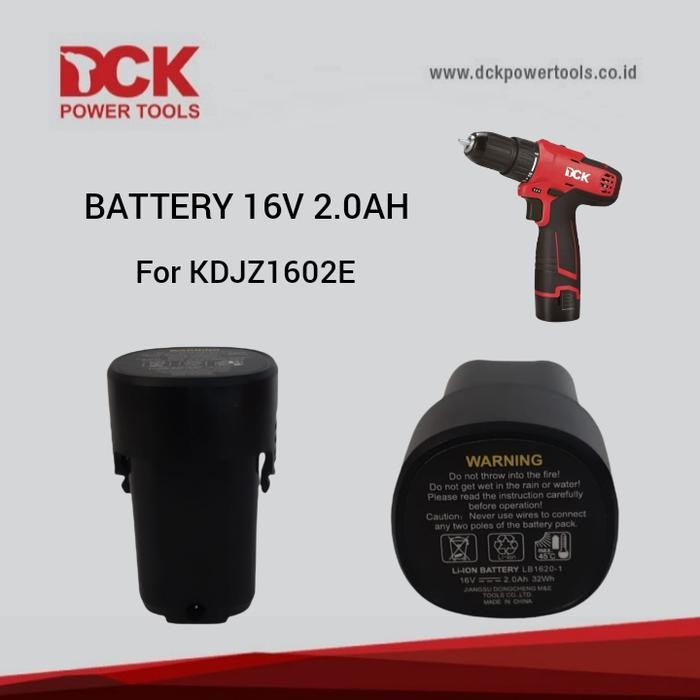 Battery Bor Cordless DCK KDJZ1602 Batere 16v