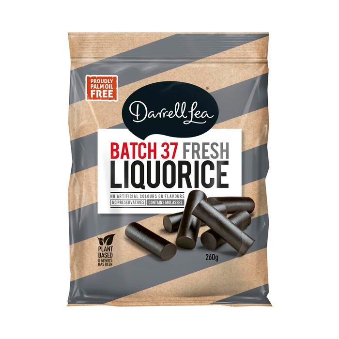 

Darrell Lea Batch 37 Fresh Liquorice 260g Australia best seller