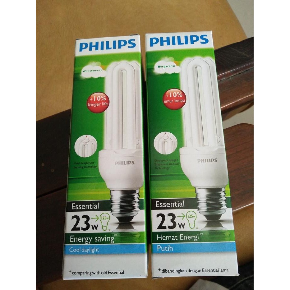 Lampu Philips Essential Esential 23W 23Watt 23 W 23 Watt Philip