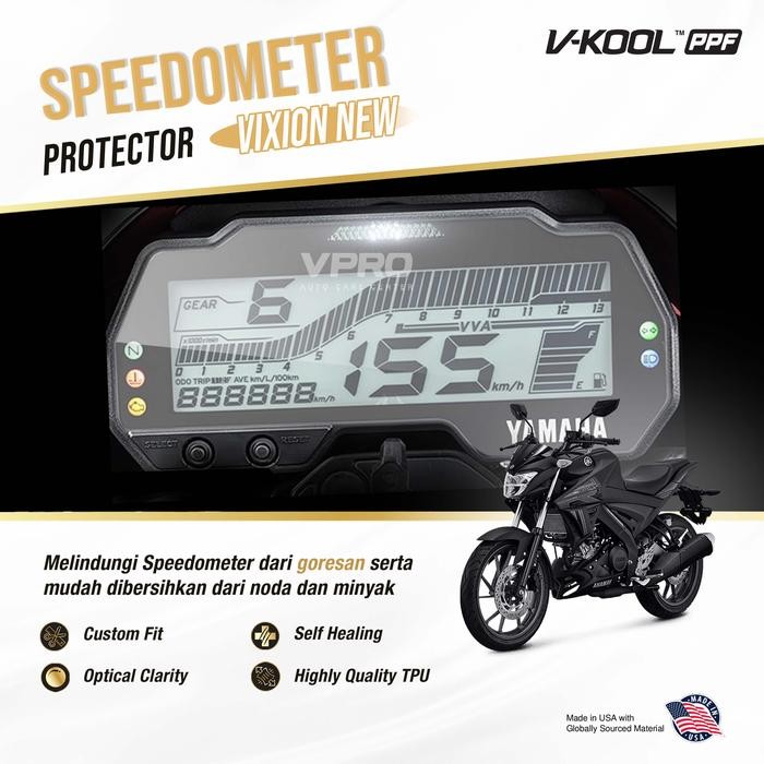 READY STOCK VKOOL PPF SPEEDOMETER MOTOR YAMAHA VIXION NEW / ANTI GORES MOTOR