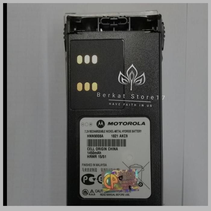 BATERAI HT MOTOROLA GP 328/338 HNN 9008 ORIGINAL