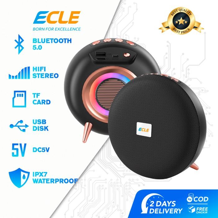 (Expert) ECLE Speaker Wireless BS36D Portable Speaker Bluetooth Super Bass HIFI