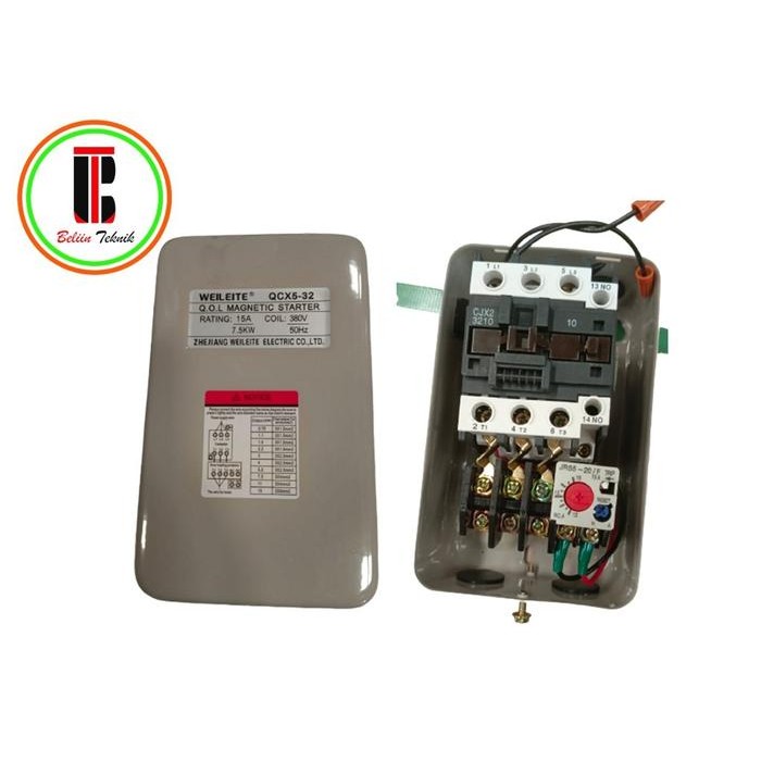 Terbaru Kontaktor Kompresor Angin Shark 3Hp 3Phase - K11