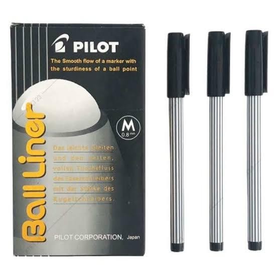 

Pulpen Balliner 0.8MM Pulpen Ball Liner Original hitam biru merah