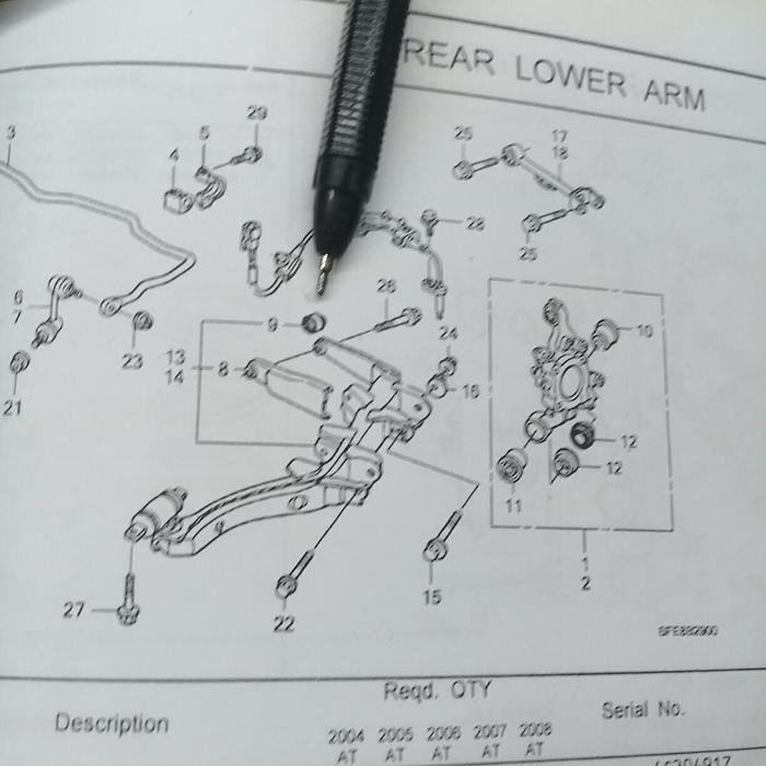 Terpopuler Bushing Arm Roda Belakang Odyssey Rb1
