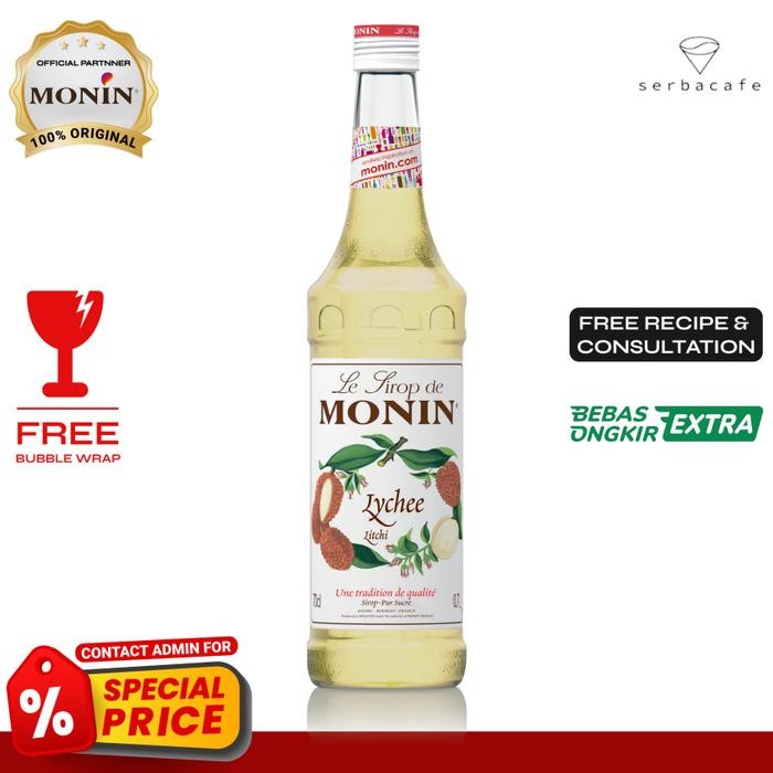 

Monin Syrup Lychee (700 Ml) Gratis Ongkir