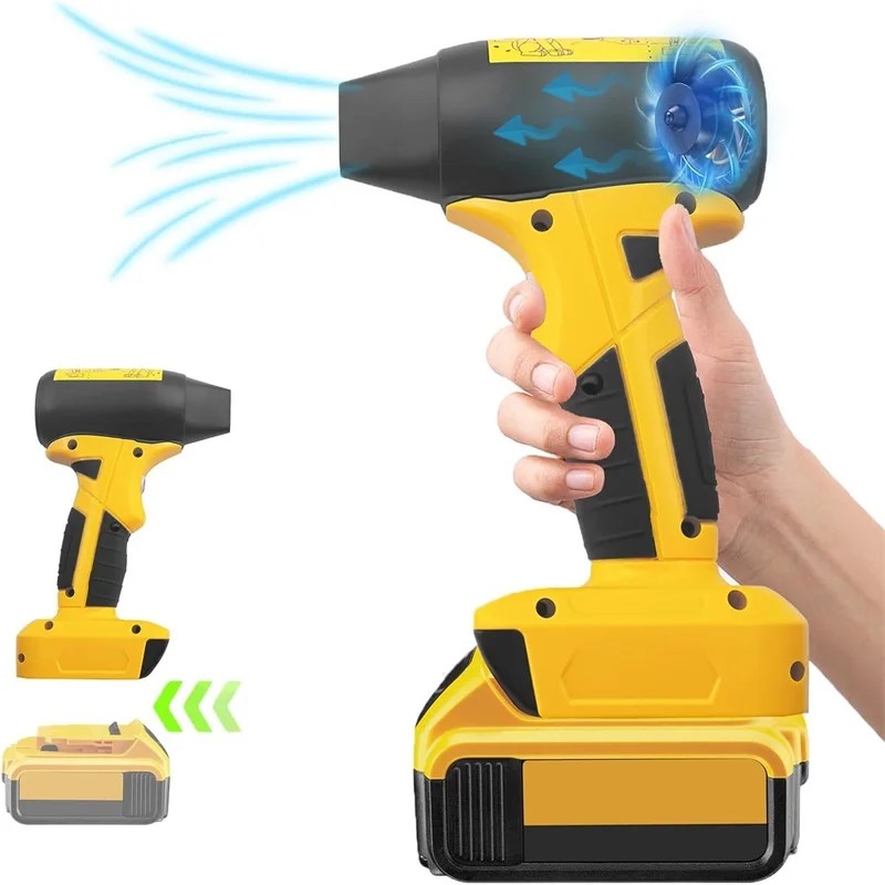 Mini Jet Dry Blower Fan for Dewalt 20V Battery 130000RPM Electric Air Duster 4-Speed  Cordless Jet F