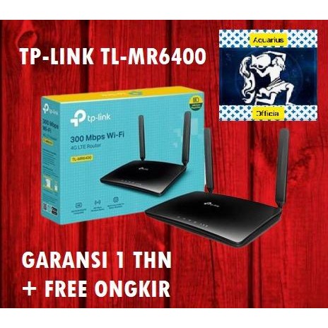 TP-LINK TL-MR6400 300Mbps Wireless N 4G LTE Router TP LINK TL MR6400