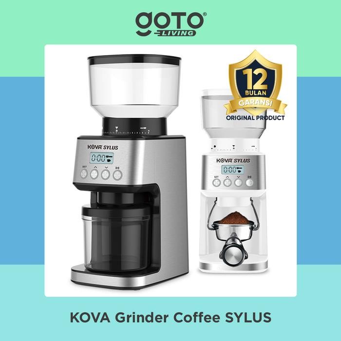 Kova Sylus Coffee Grinder Maker Dital Mesin Giling Biji Kopi Listrik