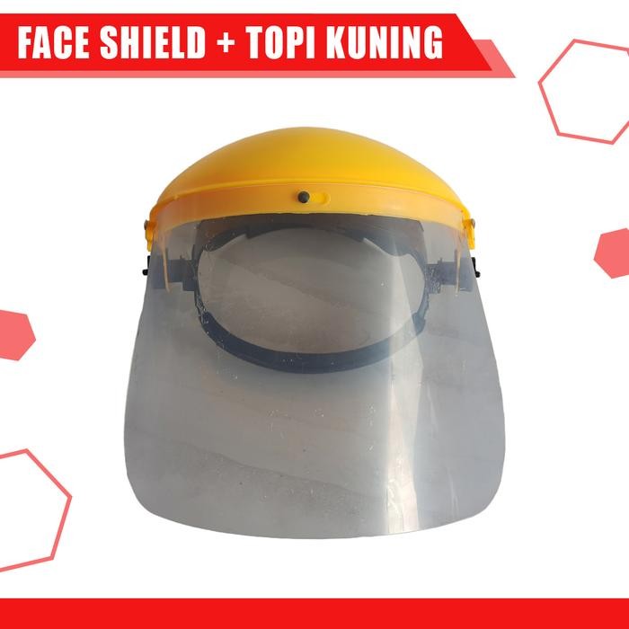 Face Shield + Topi Kuning - Legion Vister