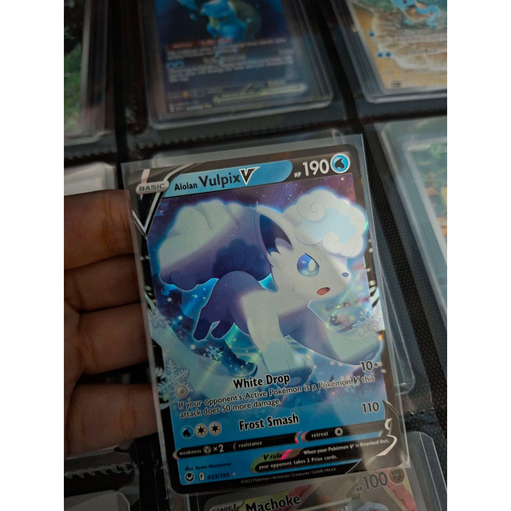 Alolan Vulpix V English / Inggris 033/195 Pokemon TCG English