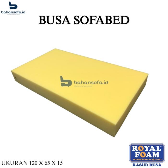 PREMIUM BUSA LEMBARAN / KASUR BUSA SOFA BED ROYAL FOAM / BUSA YELLOW