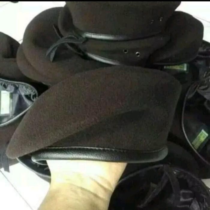 (Expert) TOPI KABARET PRAMUKA PREMIUM HALUS, SD_SMA