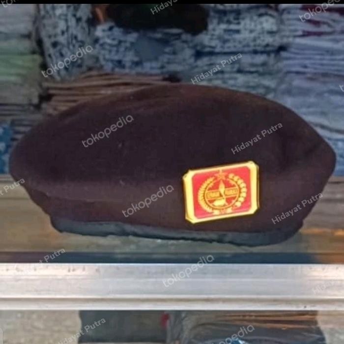 (Expert) TOPI BARET PRAMUKA LAKI LAKI PENGGALANG & PENEGAK - TOPI BARET PRAMUKA