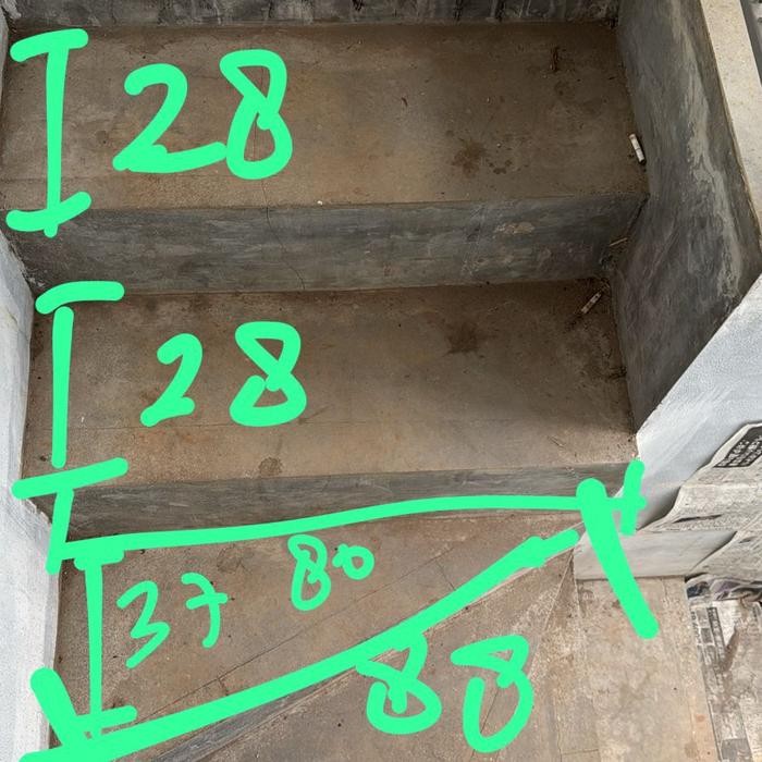 trap tangga/anak tangga kayu costum