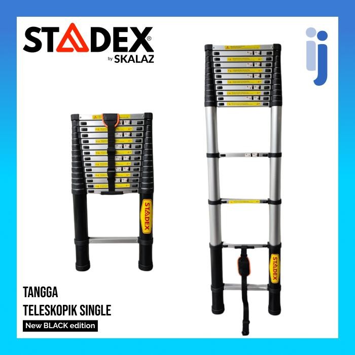 Tangga Teleskopik 6.3 meter single STADEX by Skalaz Aluminium