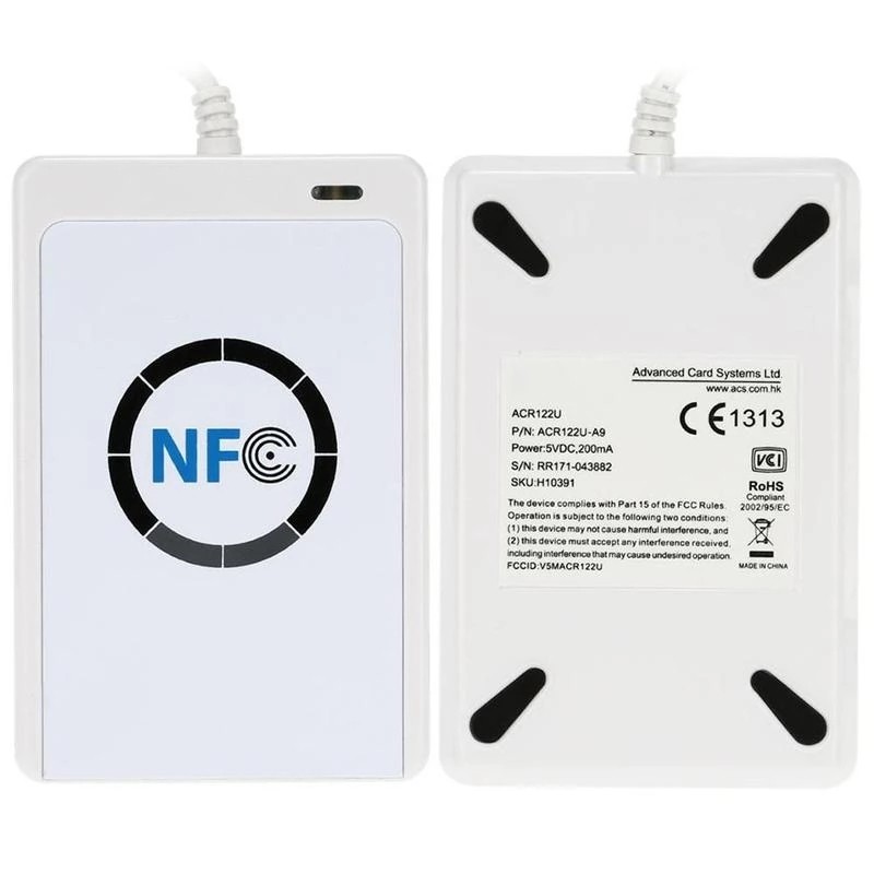 Nfc Reader Usb Acr122U Contactless Smart Ic Card And Writer Rfid Copier Copier Duplicator 13.56Mhz