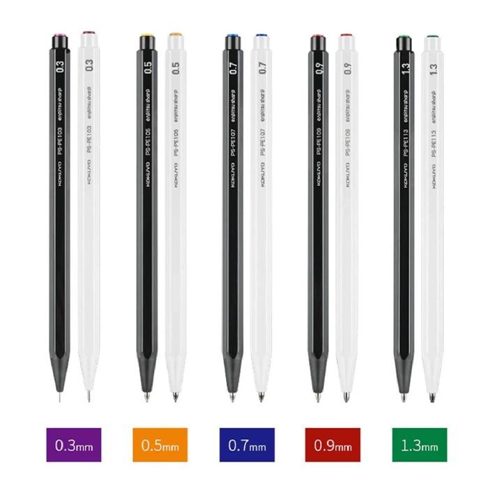 

Kokuyo Enpitsu Sharp 0.3 0.5 0.7 0.9 1.3 Mechanical Pencil Pensil