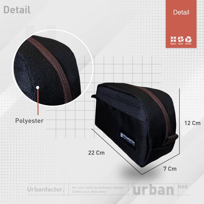 

Pouch Pensil Case Pria Wanita Urban Factor - Harmony