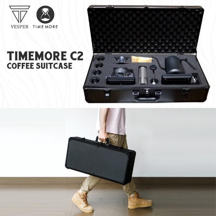 timemore C3S coffee suitcase big / paket lengkap alat kopi set portable travel BIG size