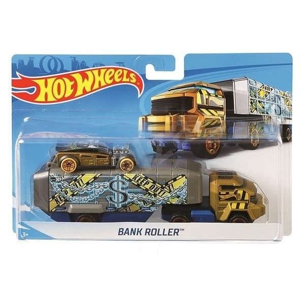 HOT WHEELS TRAILER SET TRUK GANDENG MOBILAN TRUCK MAINAN ANAK DIE CAST