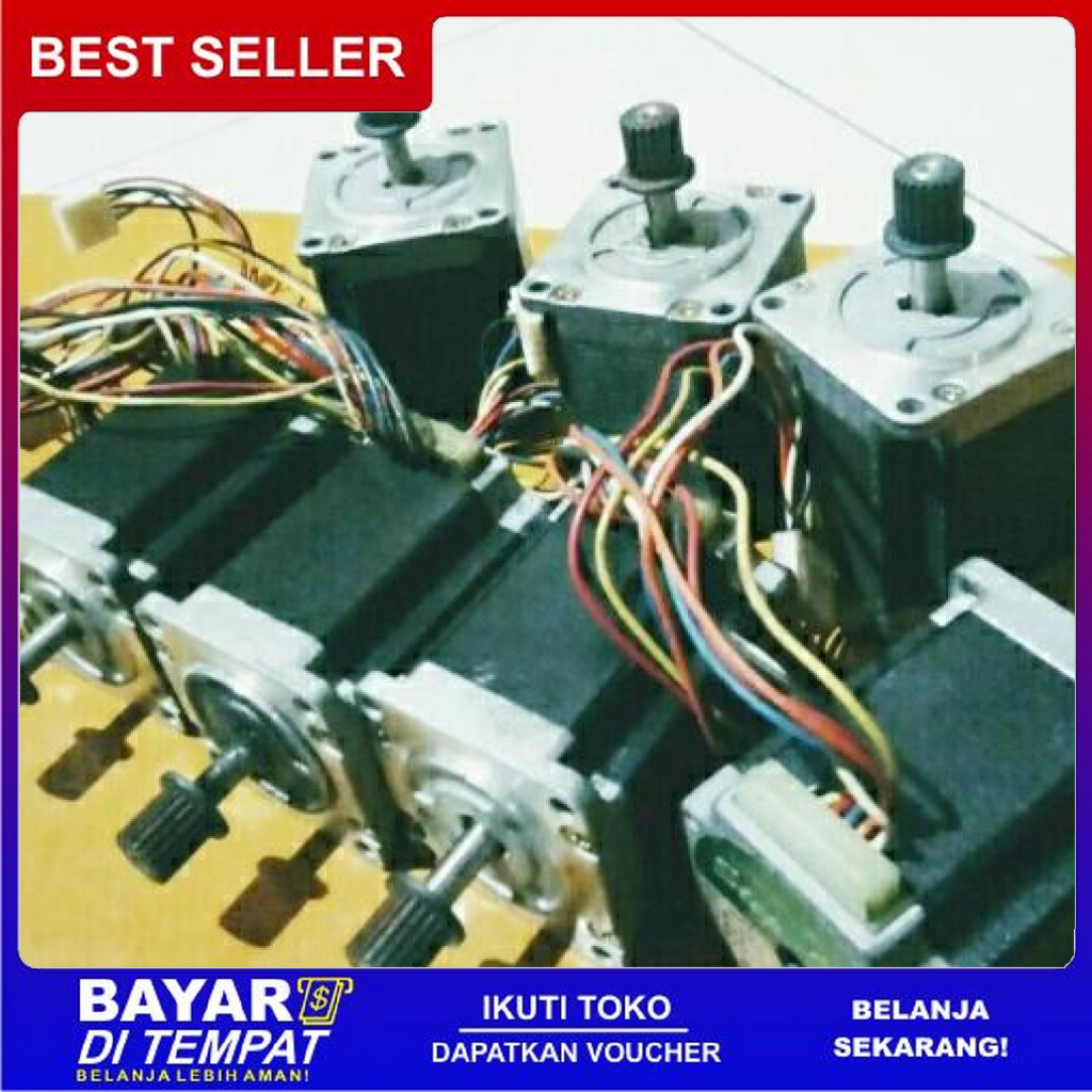 FREE ONGKIR SANYO DENKI 103H6707-0741 (3A) MOTOR STEPPER BEKAS SIAP PAKAI DAYA 3A BISA COD