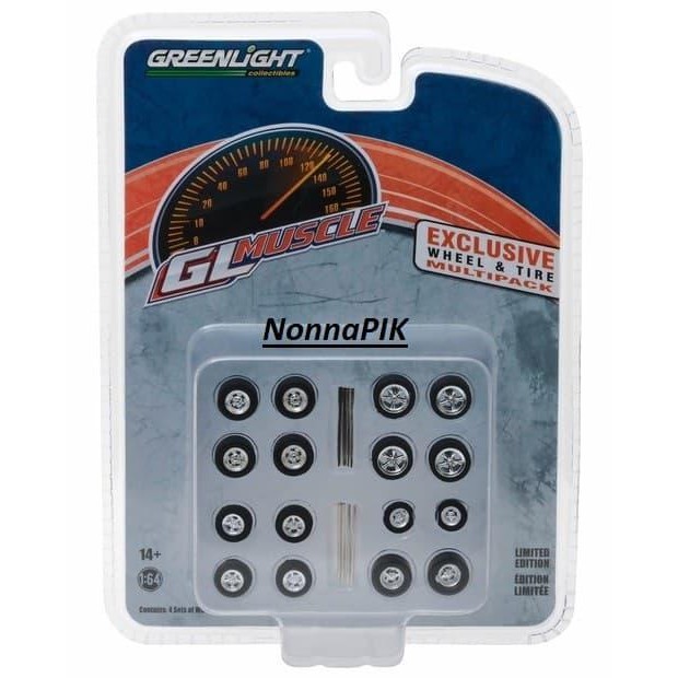 BAN & VELG (WHEEL & TIRE GL MUSCLE UNTUK SKALA 64 - 4SET)