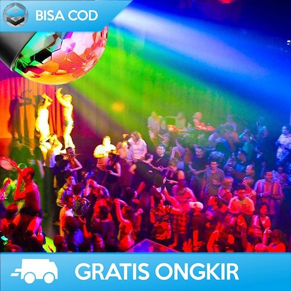 LAMPU DISCO MULTICOLOR LAMPU RGB REMOTE CONTROL TAFFLED LAMPU PARTY 3W