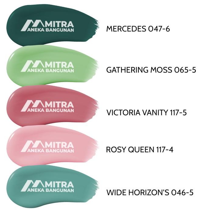 CAT TEMBOK INTERIOR PROPAN ECO EMULSION 5 KG / PINK HIJAU TOSCA TEAL