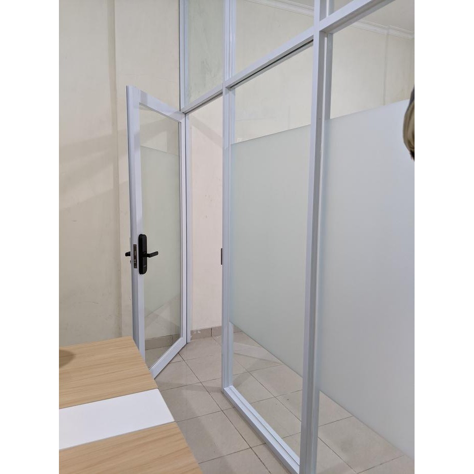 PARTISI PINTU JENDELA ALUMINIUM KACA SEKAT RUANGAN RUKO KANTOR