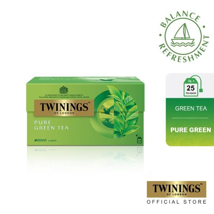 

Twinings Teh Hijau Celup Pure Green Tea 25X2Gr