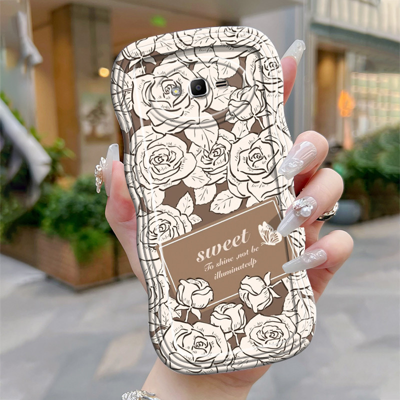 Casing Hp Untuk Samsung Galaxy J2 Prime J2 Ace J2 Pro 2018 J3 2016 Case Casing Kesing Bunga Mawar HP