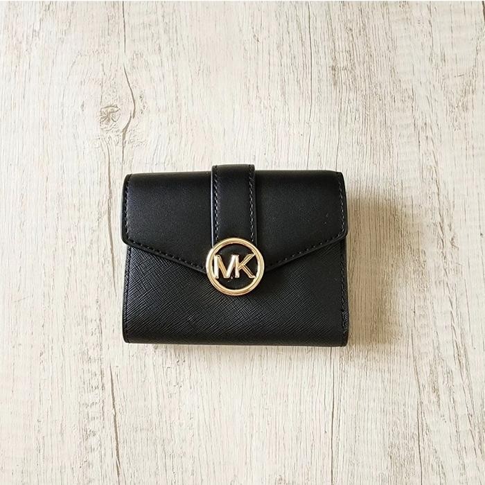 BEST SELLER dompet wanita mk carmen medium flap bifold wallet ej