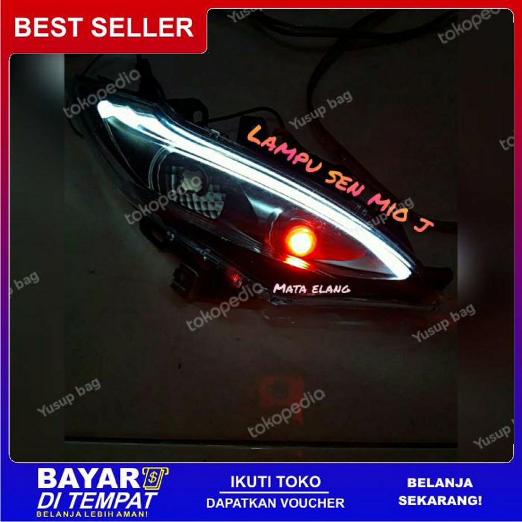 FREE ONGKIR LAMPU SEIN SEN MIO J/LAMPU SENJA SEIN J/LED ALIS DRL MIO J BISA COD