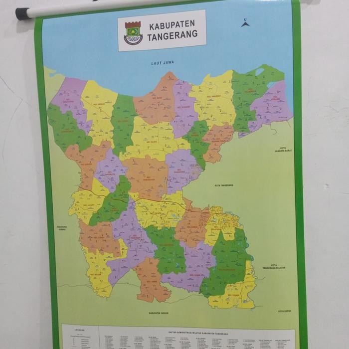 

peta kabupaten Tangerang bingkai paralon