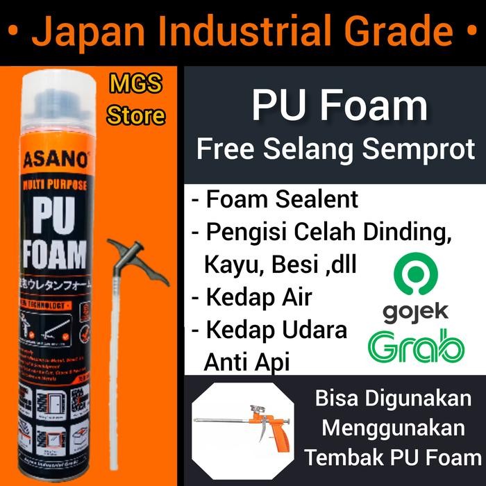 Ready Stock Asano Pu Foam Sealant Foam Spray Pu Foam Polyurethane Pu Foam Gun
