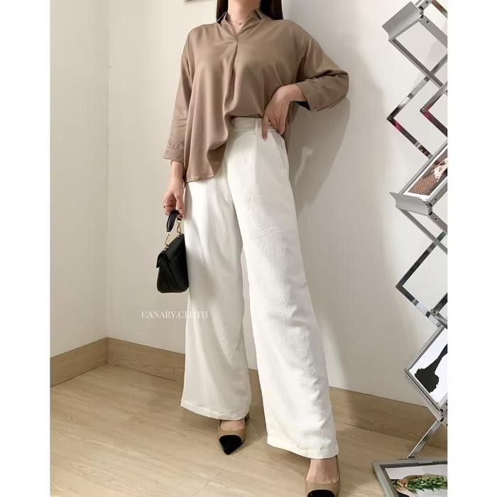 BEST SELLER [ Canary ] Shelle Blouse / Blouse Wanita / Baju Wanita