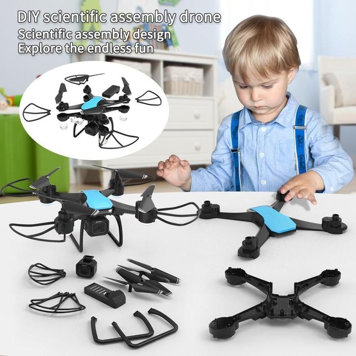 Drone Kamera Rakit H108 2.4G 4Ch Diy Kamera Mini Drone Rakit Hd Kit