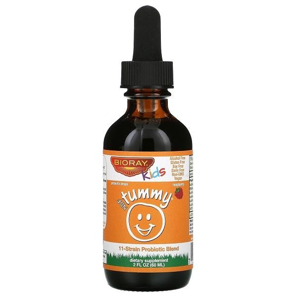TOP" BIORAY, KIDS, NDF TUMMY, 11-STRAIN PROBIOTIC BLEND 60ML