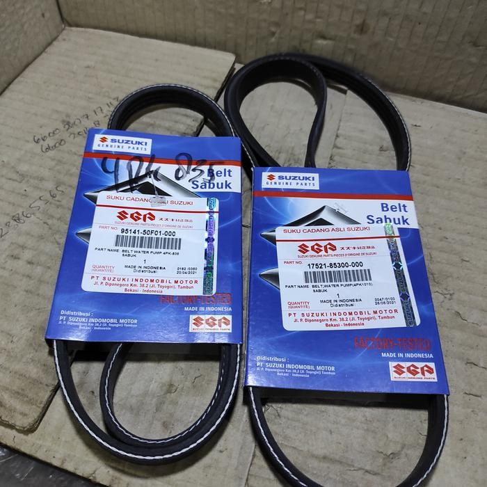 Fan Belt Set Baleno Next G Dan Aerio Original