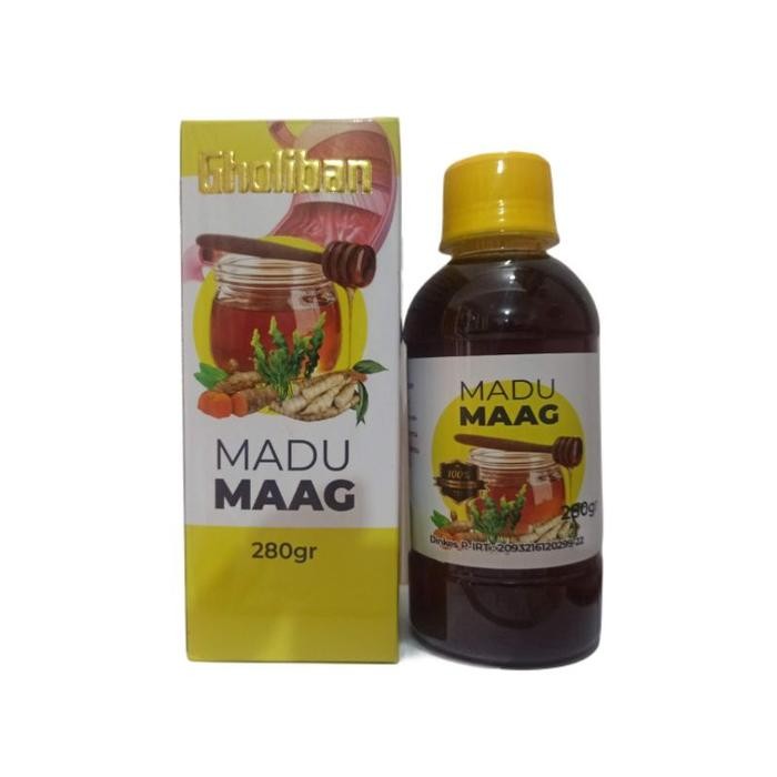TOP" MADU MAAG ASAM LAMBUNG GERD GHOLIBAN 280GR