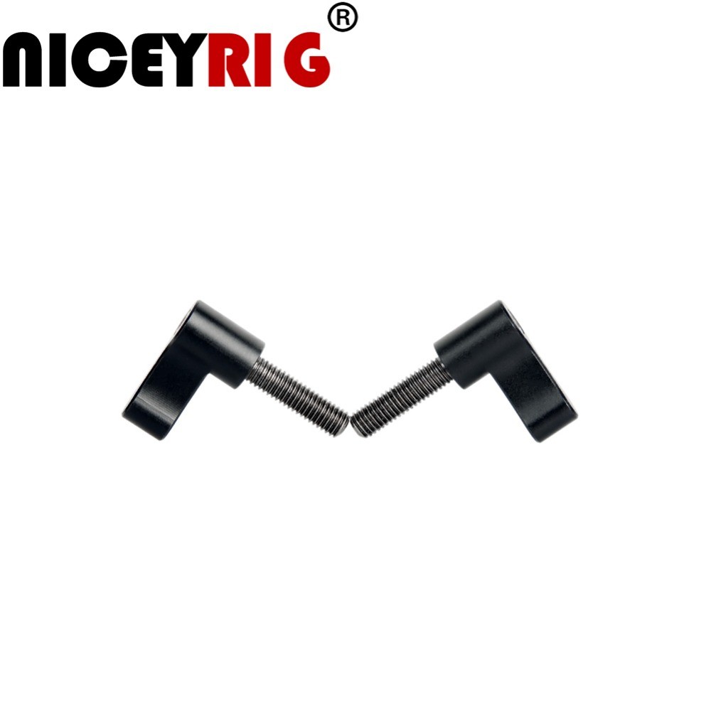 IMPORT NICEYRIG Thumb M5 Knob Screw M5 Hand Screw Thumb Aluminum Alloy M5 Thumb Screw with Washer