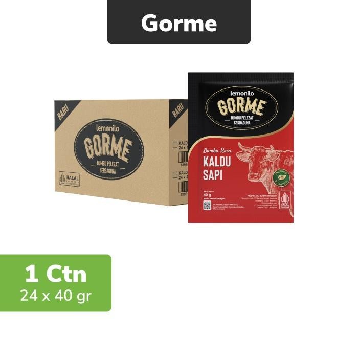 

24 Pcs Lemonilo Gorme Bumbu Pelezat Rasa Kaldu Sapi 40g