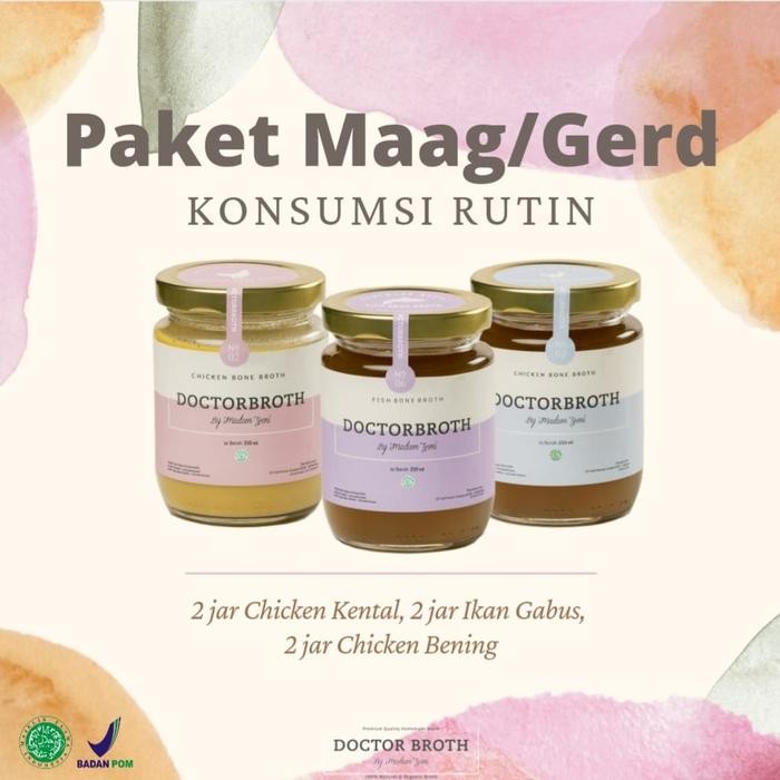 

Paket bonebroth untuk Maag/Gerd