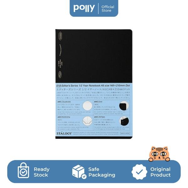 

Stalogy Notebook Dotted A5 / Buku Tulis Premium