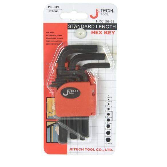 Kunci L Hex 1.5-10 Mm Jtech