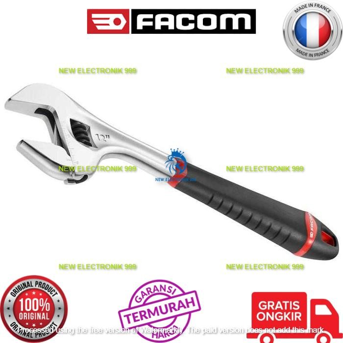 FACOM WRENCH ADJUSTABLE GRIP 8IN 101.8G 10201704