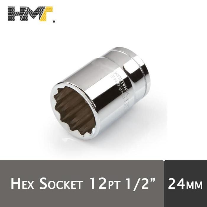 Hex Socket 12pt 24mm / Mata Kunci Shock 24 mm ( TAIWAN QUALITY )