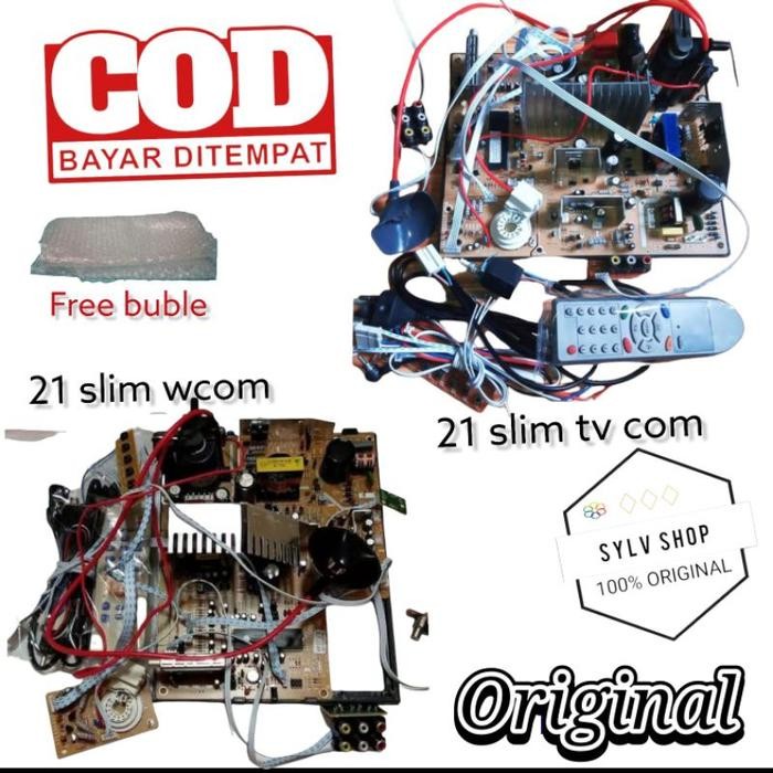 [Expert] Mesin TV 21 inch Tabung SLIM WCOM dan TV COM