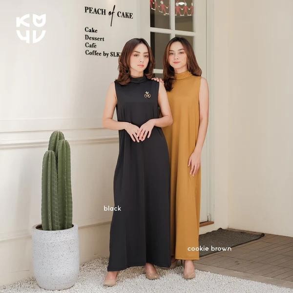 Koyu Hijab Manset Iner Dress Kutung (Panjang)
